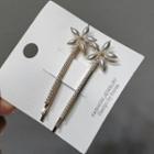 Flower Faux Pearl Hair Pin White Faux Pearl - Gold - One Size