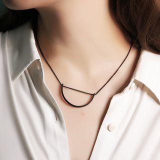 Half-circle Necklace As Shown In Figure - One Size