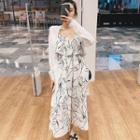 Spaghetti Strap Printed Jumpsuit