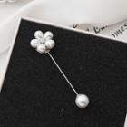 Faux Pearl Flower Dangle Earring Z234 - As Shown In Figure - One Size