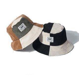 Two-tone Corduroy Bucket Hat