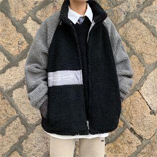 Fleece Color-block Jacket