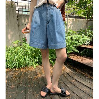 Shirred Pleather Slide Sandals