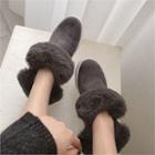 Faux-fur Lined Short Snow Boots