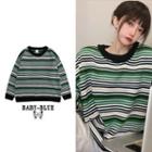 Striped Sweater M84 - Green - One Size