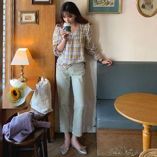 Pastel Color Straight-cut Pants