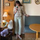 Pastel Color Straight-cut Pants
