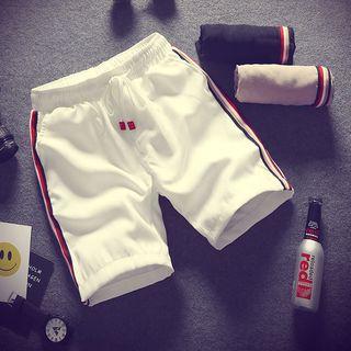 Contrast Trim Beach Shorts