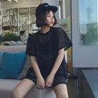 Short-sleeve Mesh T-shirt