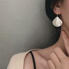 925 Sterling Silver Shell Dangle Earring 1 Pair - Earring - Geometric - Shell - One Size
