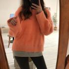 Mock-two Loose-fit Sweater