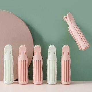 Hair Roller Clip 3 Pcs - Pink & White - One Size