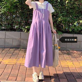 Short-sleeve Collared Top / Jumper Dress