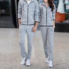 Couple Matching Set: Hooded Jacket + Pants