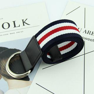 Striped Canvas Belt
