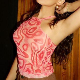 Print Halter-neck Top