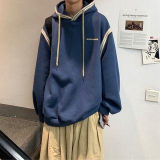 Couple-matching Contrast Lining Hoodie
