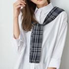 Striped Panel Lace-up Blouse