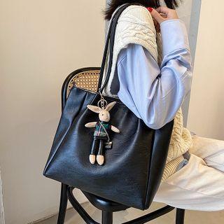 Set: Plain Tote Bag + Bag Charm