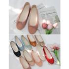 Oval-toe Ballet Flats In 10 Colors