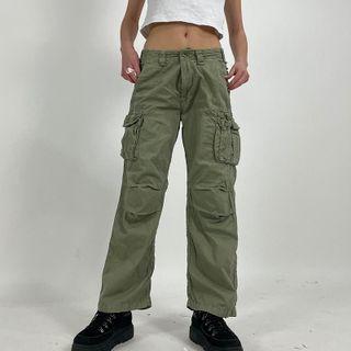 Low Waist Pocket Detail Cargo Pants