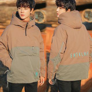 Two-tone Padded Hoodie