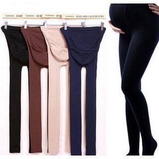 Pregnant Woman Plain Leggings