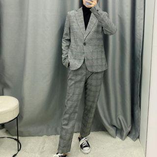 Plaid Blazer / Plaid Dress Pants