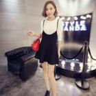 Spaghetti Strap A-line Knit Dress