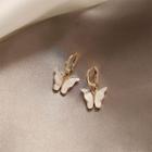 Shell Butterfly Dangle Earring 1 Pair - As Shown In Figure - One Size
