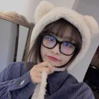 Hooded Fleece Ear Flap Hat