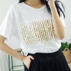 Sequin-panel Cotton T-shirt