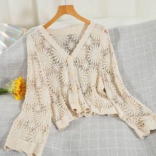 Pointelle Knit Jacket