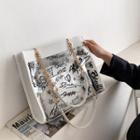 Print Pvc Chain Tote Bag