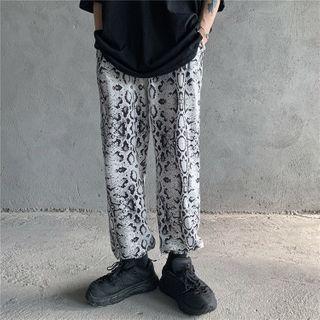 Snake Print Sweatpants