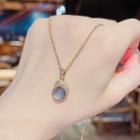 Gemstone Necklace Gold - One Size