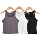 Metal-accent Tank Top