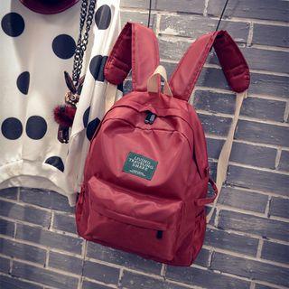 Applique Plain Backpack