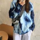 Tie-dye Loose-fit Sweater