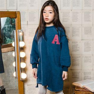 Family Matching Letter Print Pullover Dress