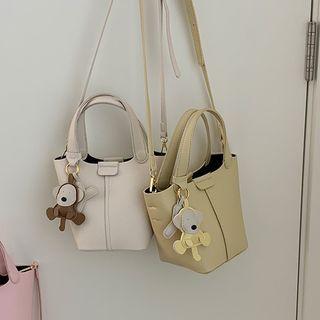 Plain Bucket Bag / Charm / Set