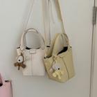 Plain Bucket Bag / Charm / Set