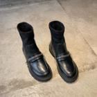 Zip Detail Short Boots