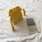 Plain Drawstring Bucket Bag