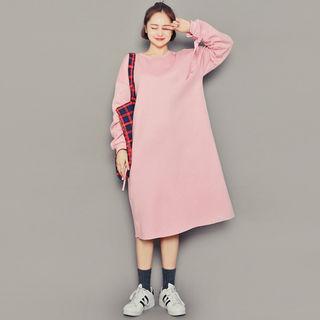 Round-neck Midi Pullover Dress