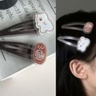 Bear / Coffee Hair Clip