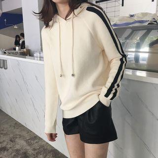 Striped-side Hoodie