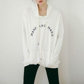 Long Sleeve Printed Hooded Pullover