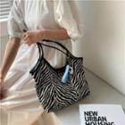 Zebra Printed Shoulder Bag