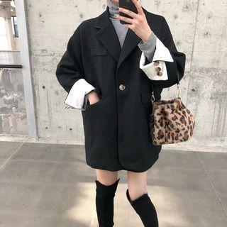 Long-sleeve Midi Blazer